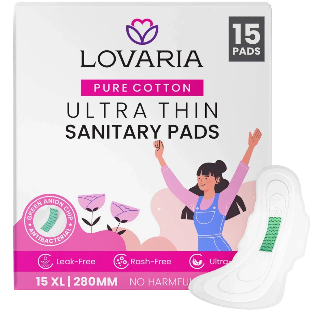 XL sanitary pads for women