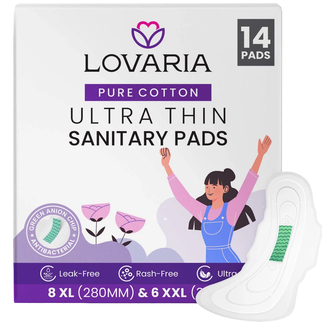 XL and XXL sanitary pads for women