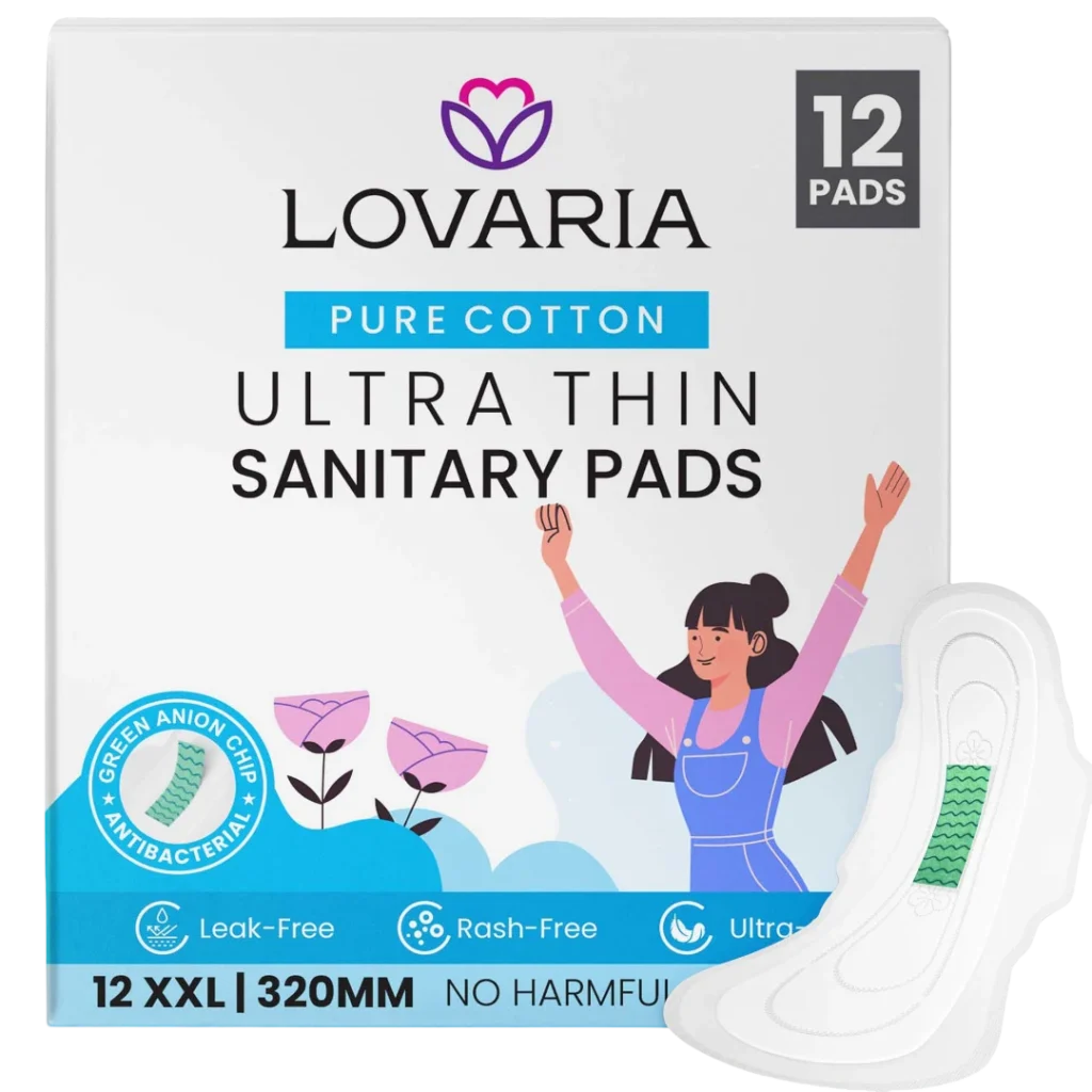 XXL sanitary pads for heavy flow