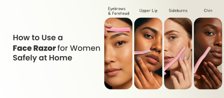Face razor for women