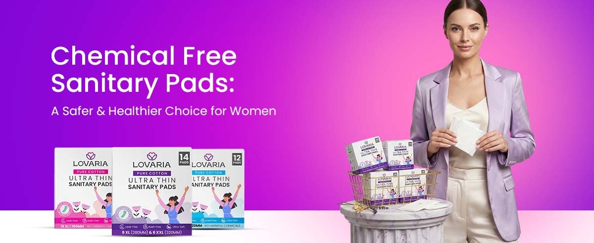 chemical free sanitary pads